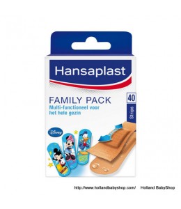 Hansaplast Elastic plaster Family pack assorted 40 pieces
